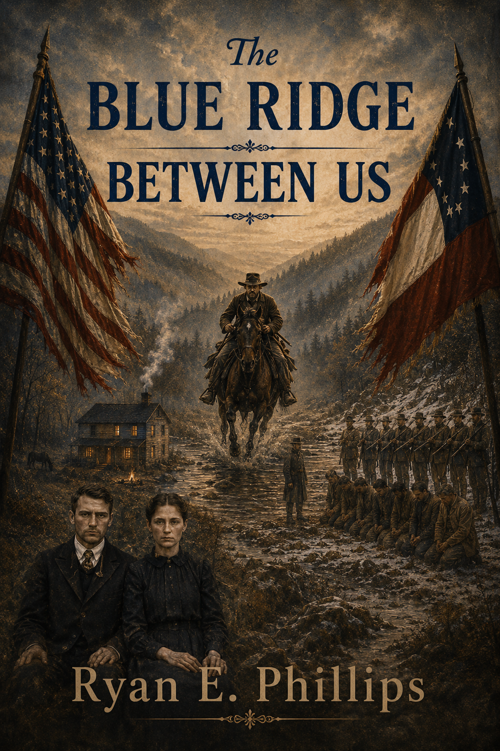 Cover of The Blue Ridge Between Us by Ryan E. Phillips